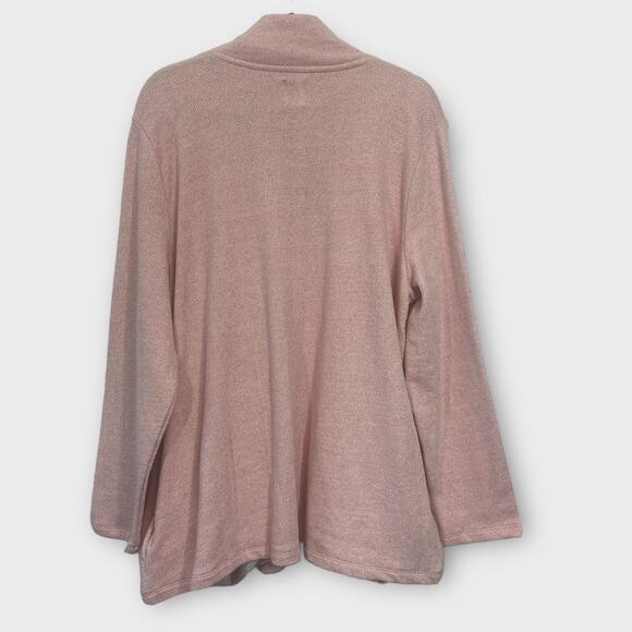 Gap Maternity nursing snap sweatshirt pockets potpourri pink size XXL - Picture 3 of 10